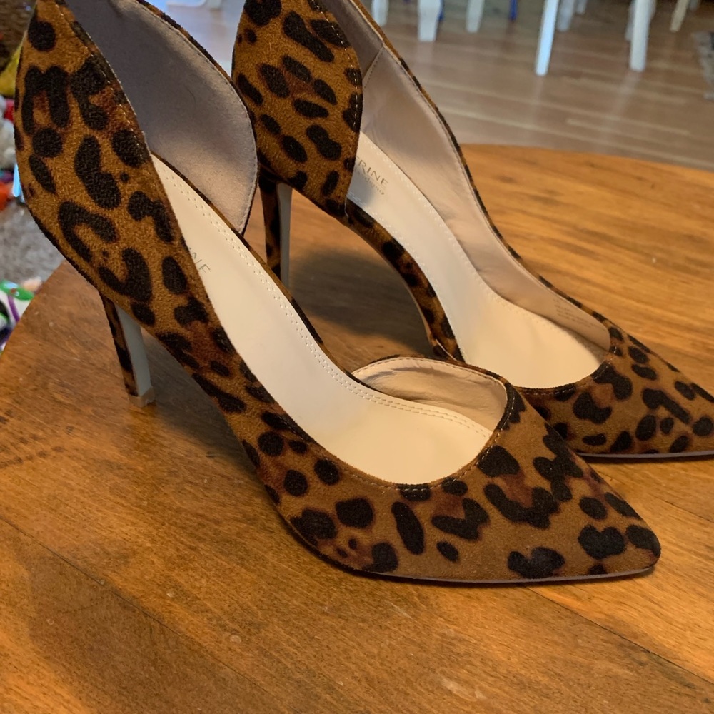 Leopard print heels 10.